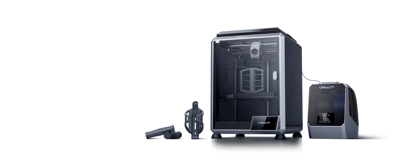 Impressora 3D Creality K1C com sistema de filamento